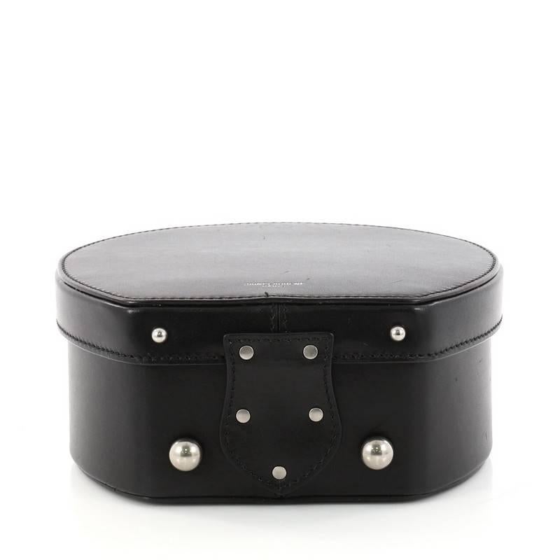 Saint Laurent Mica Hatbox Handbag Leather Small 1