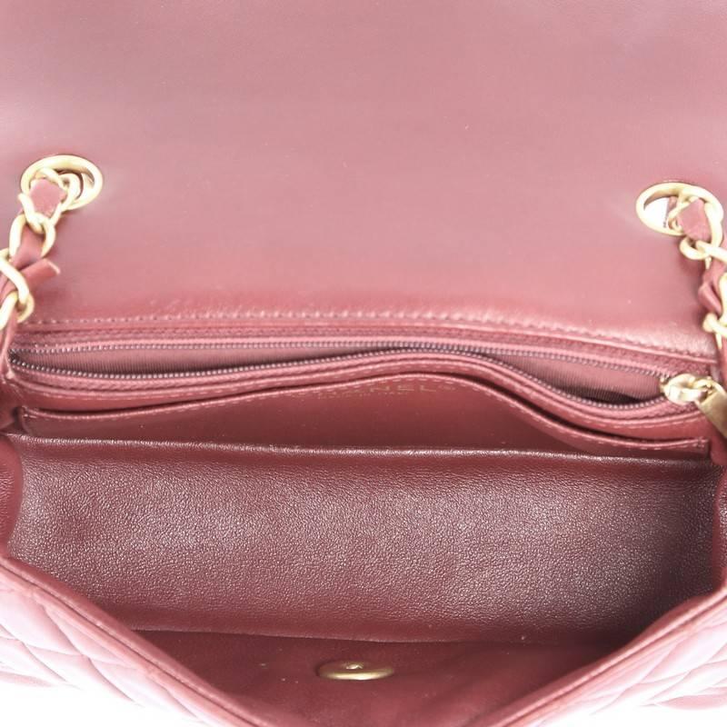 Chanel Tricolor Classic Single Flap Bag Quilted Lambskin Mini 2