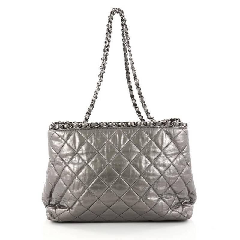 Women's Chanel Chain Me Tote Quilted Calfskin Medium