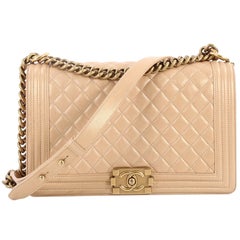 Chanel Boy Flap Bag Quilted Calfskin New Medium