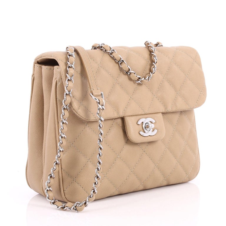 Chanel Urban Companion Flap Bag Quilted Caviar Small at 1stDibs ...