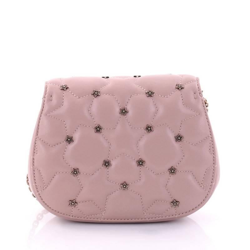 Women's or Men's Christian Dior Dio(r)evolution Round Clutch with Chain Studded Leather Sm