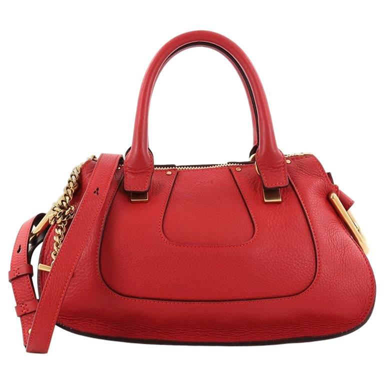 Chloe Hayley Satchel Leather Small