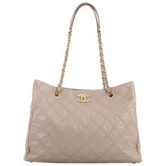 Chanel Thin City Accordion Tote Quilted Calfskin Large