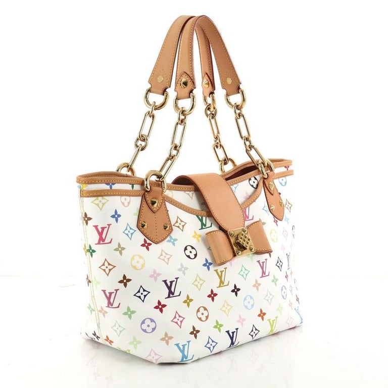 Louis Vuitton, Bags, Louis Vuitton Annie Pm White Multicolor Bag