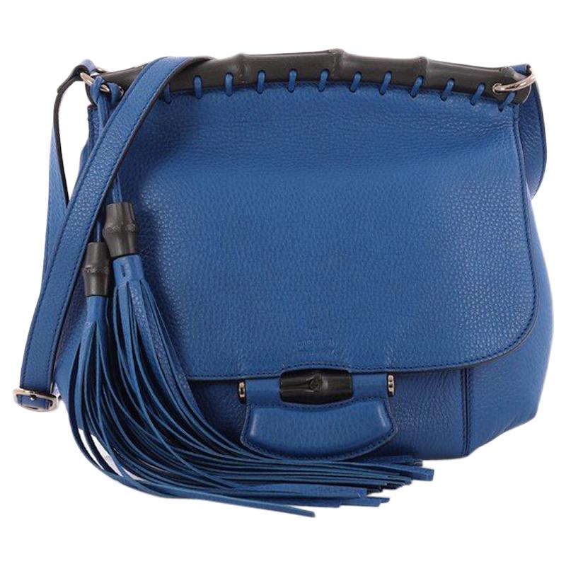 Gucci Nouveau Crossbody Bag Leather Medium at 1stDibs