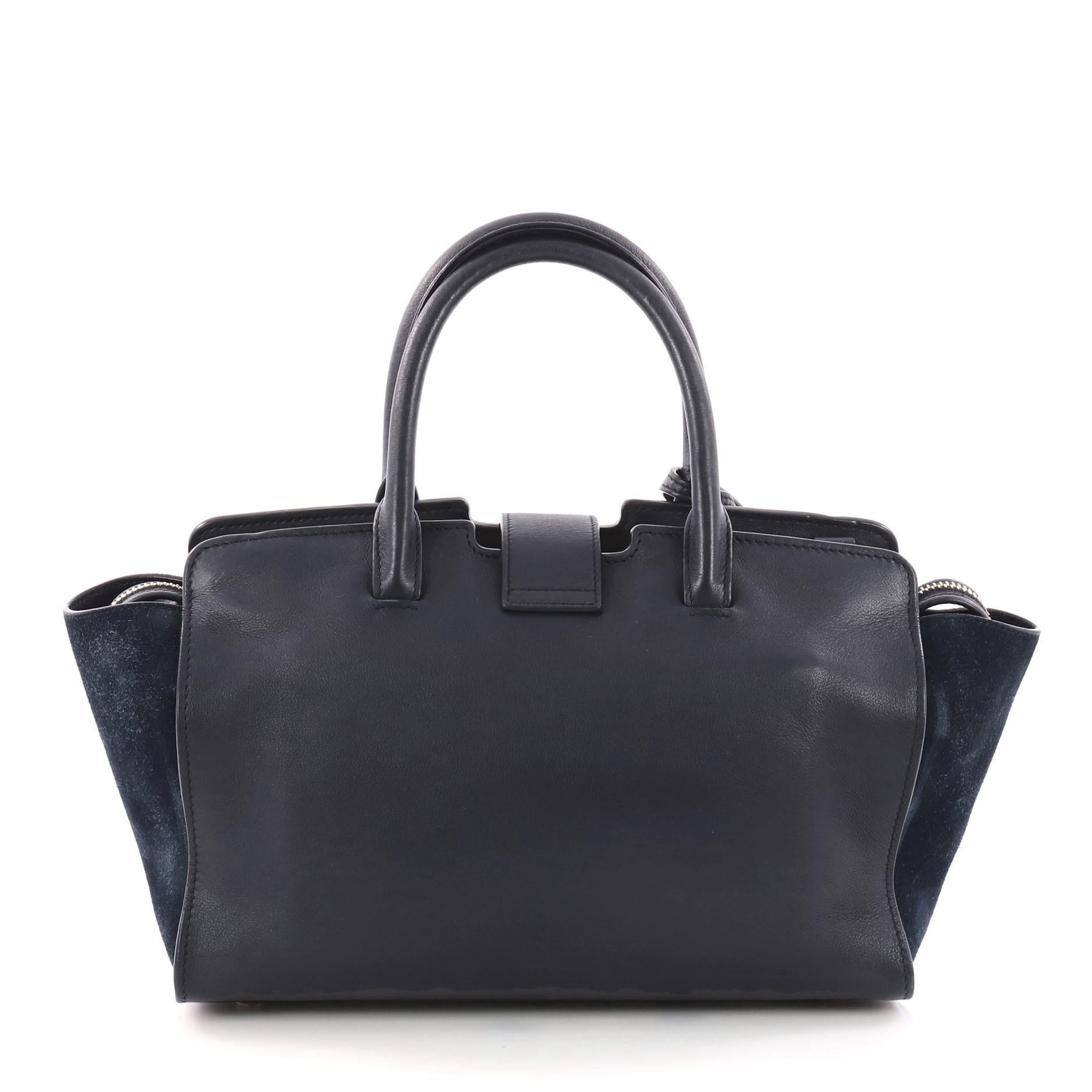  Saint Laurent Monogram Cabas Downtown Sac Bébé en cuir Pour femmes 
