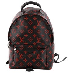 Used Louis Vuitton Palm Springs Backpack Limited Edition Monogram Infrarouge PM