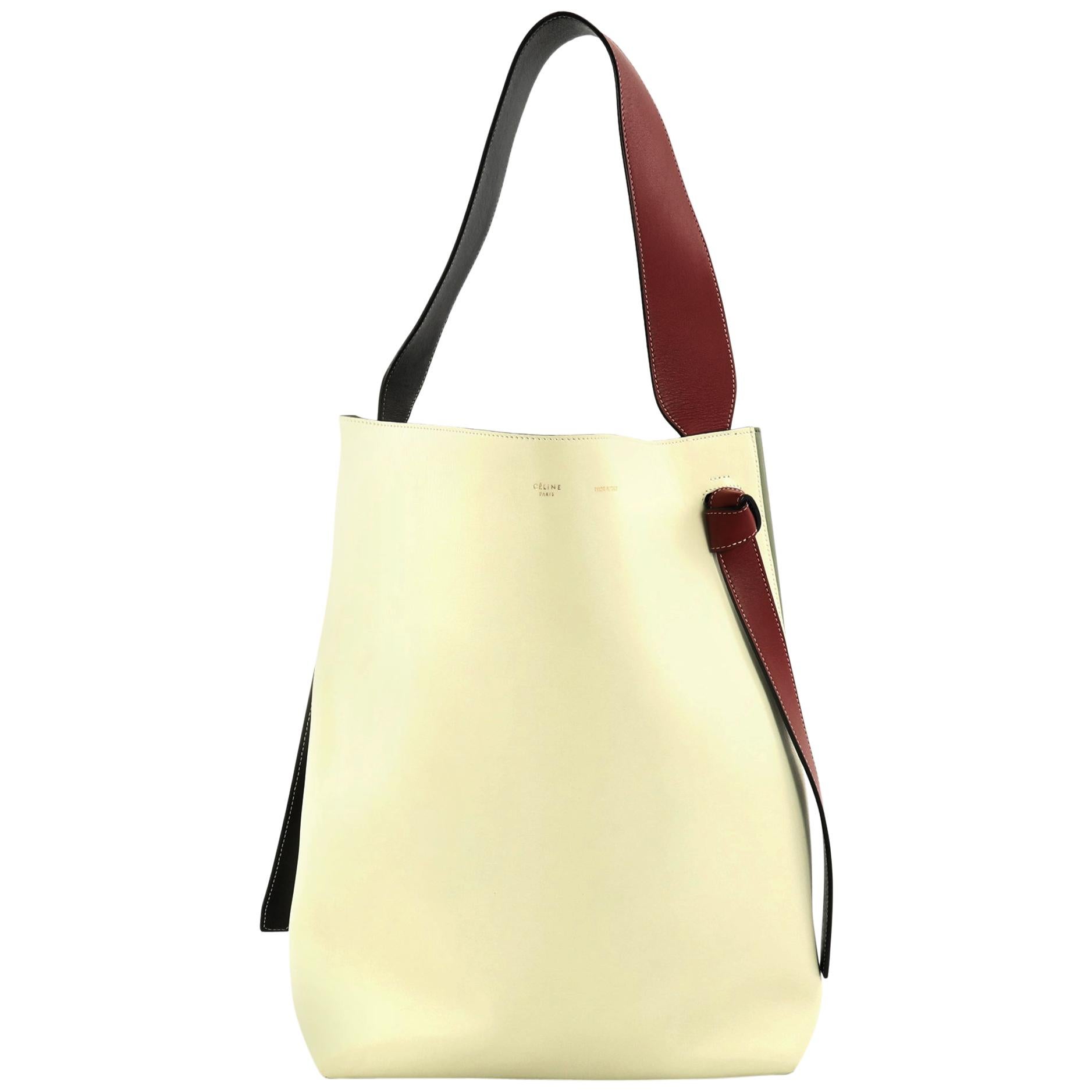 Celine Twisted Cabas Tote Calfskin Small 