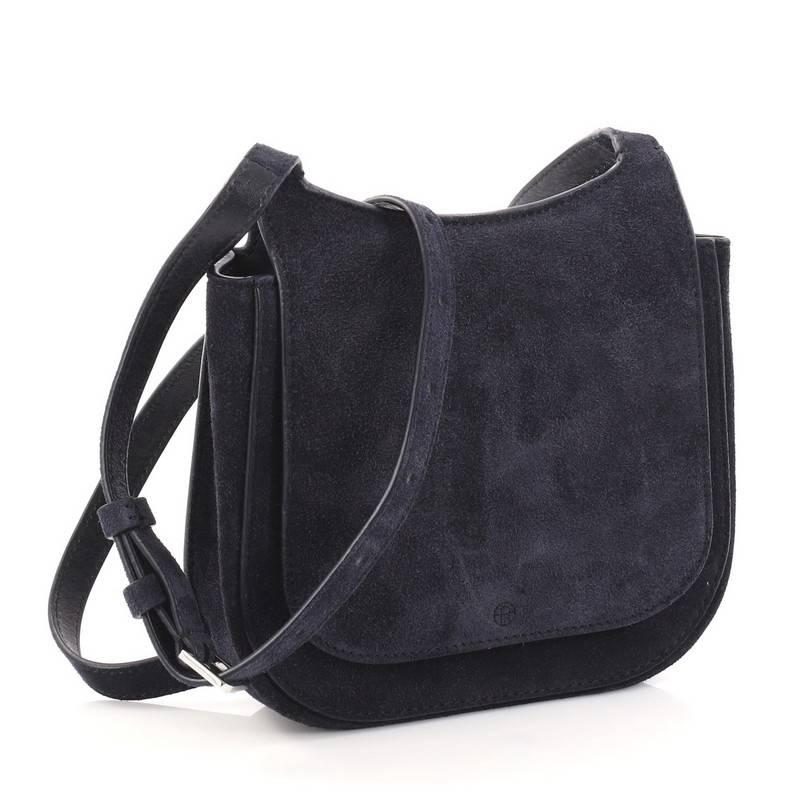 The Row Hunting Crossbody Bag Suede 7 In Excellent Condition In NY, NY