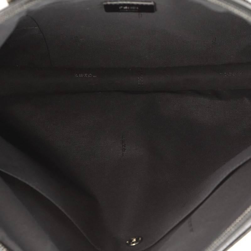 Fendi Front Zip Briefcase Leather 2