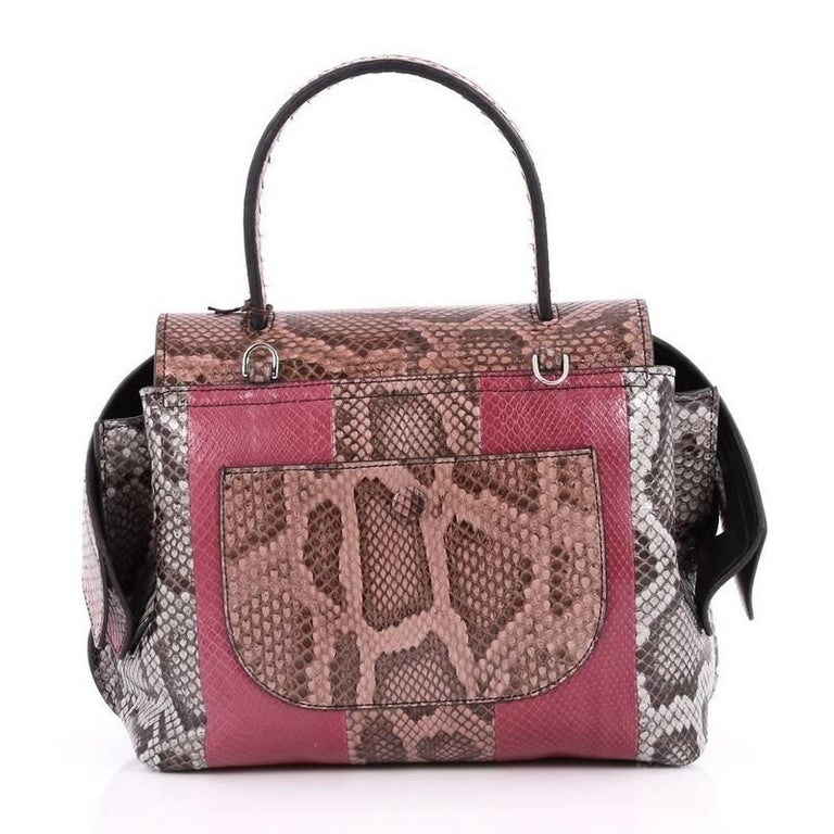 Tod's Convertible Wave Bag Python Small at 1stDibs | tod's python bag ...