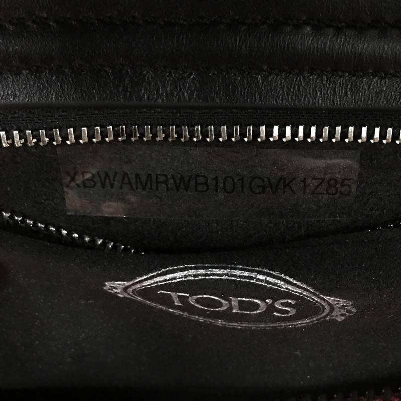 Women's Tod's Convertible Wave Bag Python Small