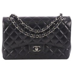 Chanel Classic Double Flap Bag Quilted Lambskin Jumbo 