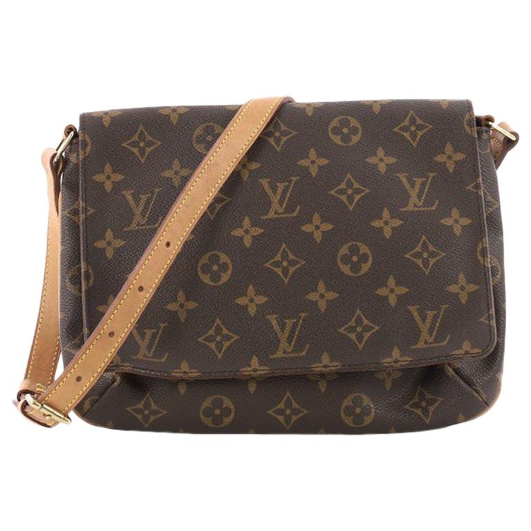 Louis Vuitton Musette Tango Monogram Canvas Handbag 