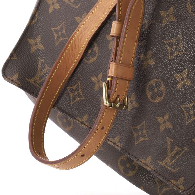 Louis Vuitton Musette Tango Monogram Canvas Handbag  2