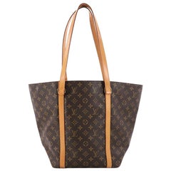 Louis Vuitton Shopping Sac Handbag Monogram Canvas MM