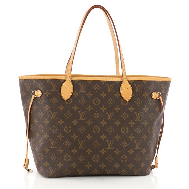 Women's or Men's Louis Vuitton Neverfull Tote Monogram Canvas MM Tote