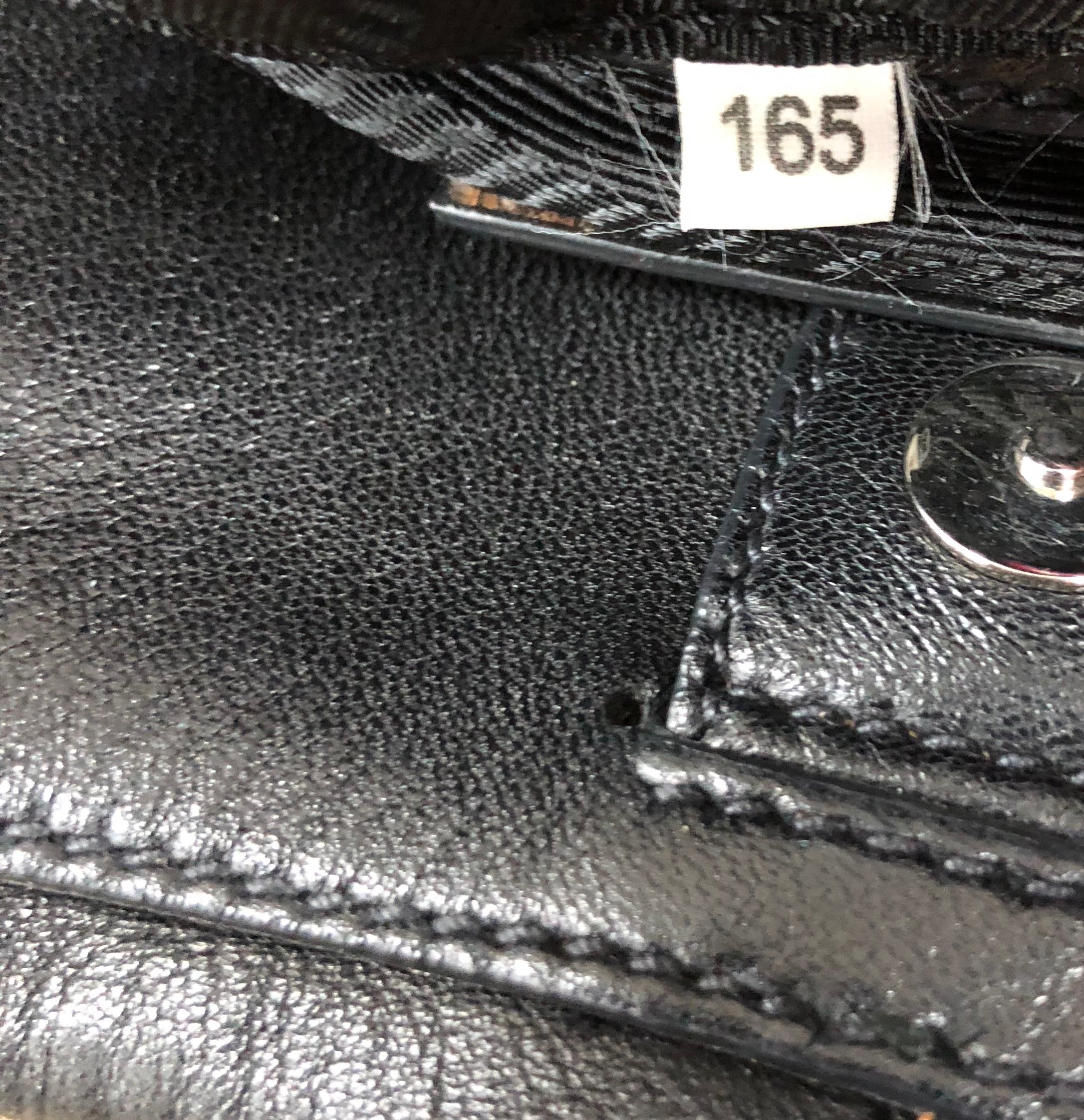 Prada Ruffle Shoulder Bag Leather Large 2