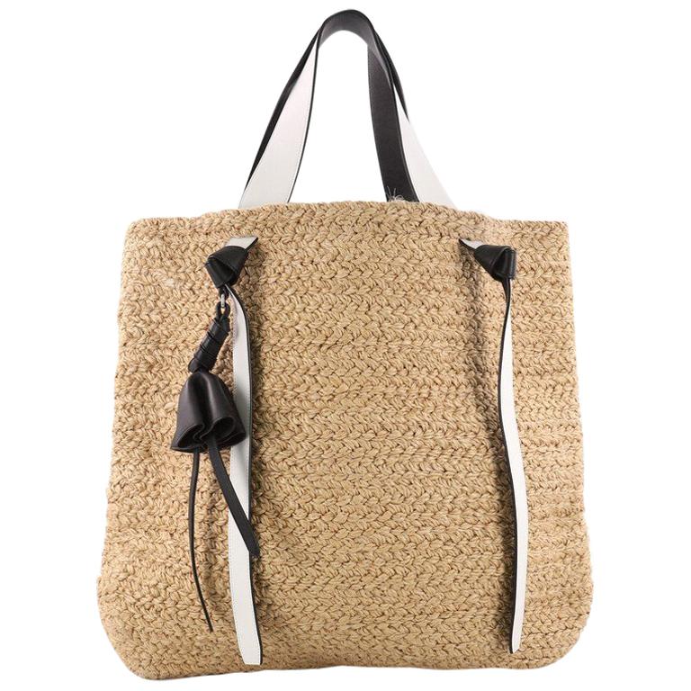 Celine Basket Tote Straw with Leather XL at 1stDibs celine straw bag, celine basket bag