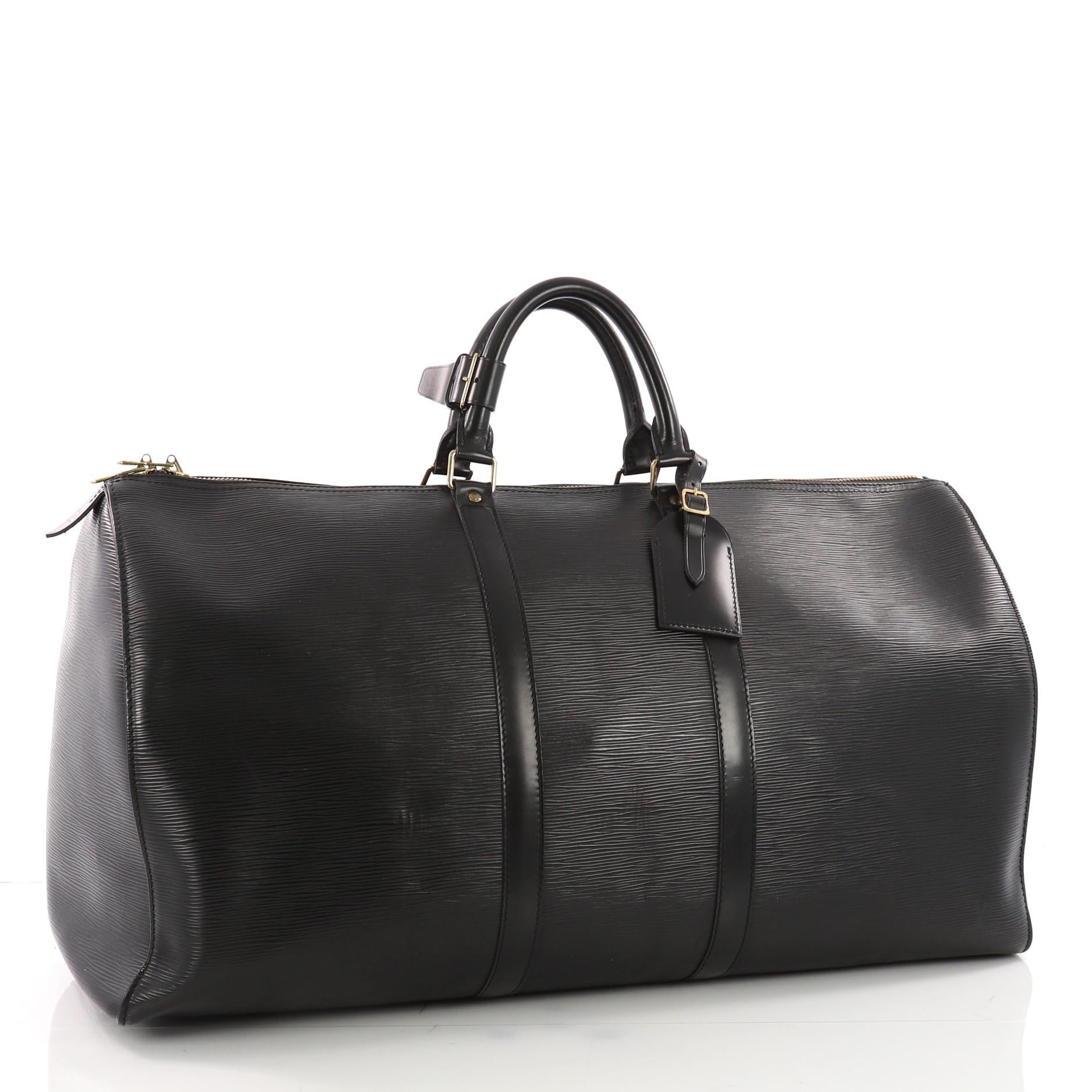 Women's Louis Vuitton Keepall Bag Epi Leather 60 