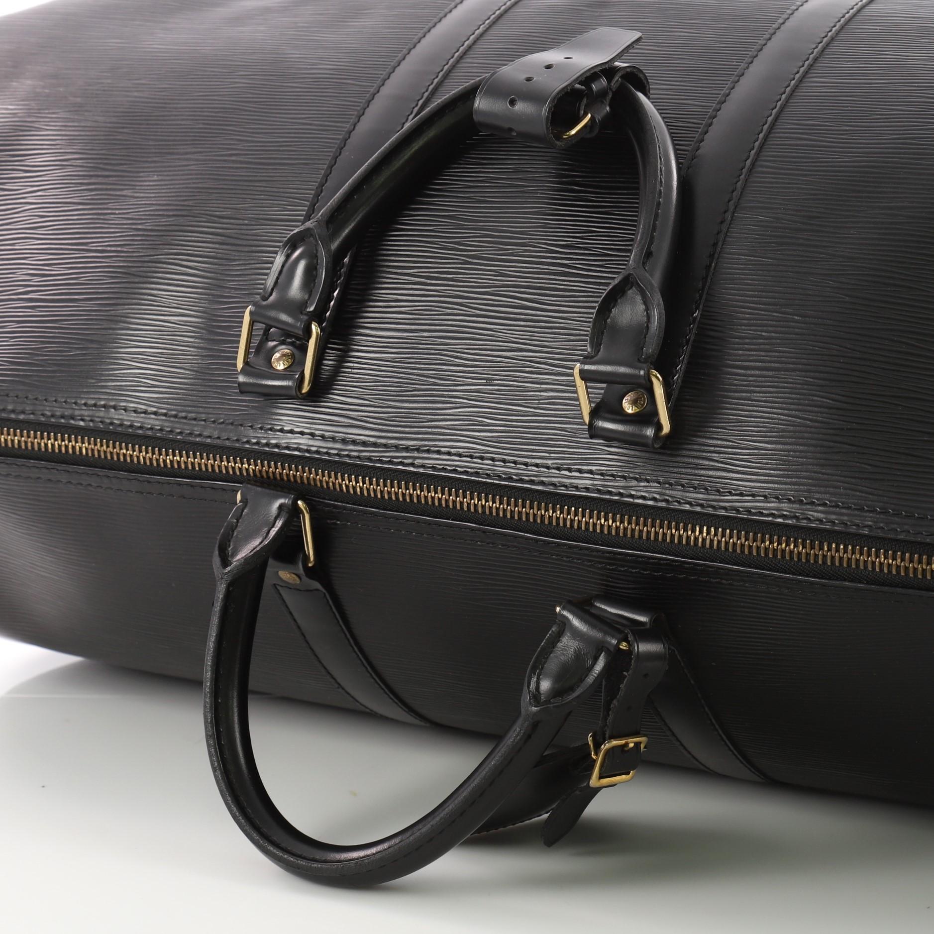 Louis Vuitton Keepall Bag Epi Leather 60  4