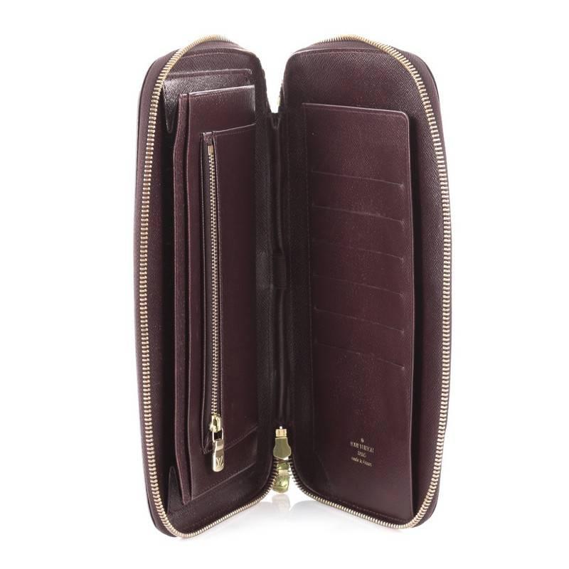 Louis Vuitton Atoll Organizer Wallet Taiga Leather 1