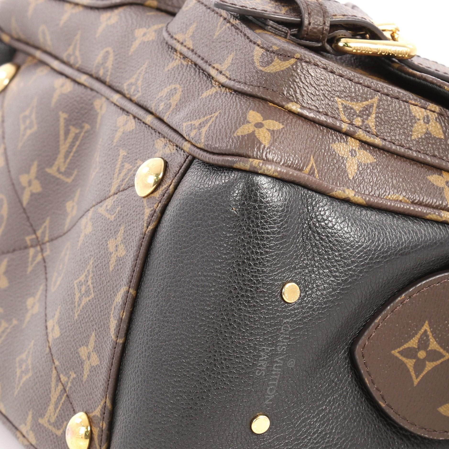 Louis Vuitton Manhattan NM Monogram Canvas with Leather Handbag  In Good Condition In NY, NY