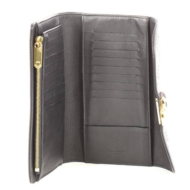 Louis Vuitton Amelia Wallet Mahina Leather  1
