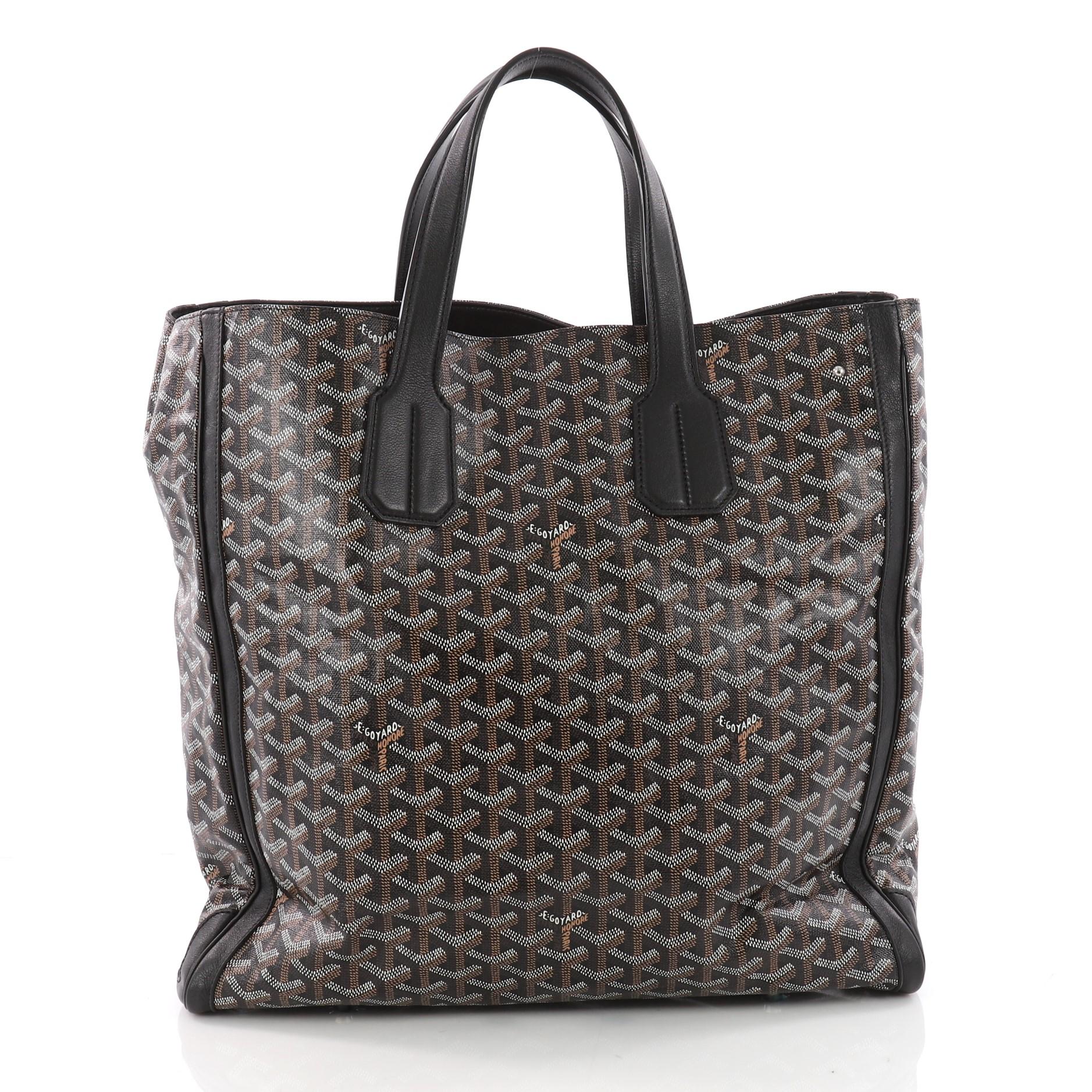 Goyard Voltaire Convertible Tote Coated Canvas In Good Condition In NY, NY
