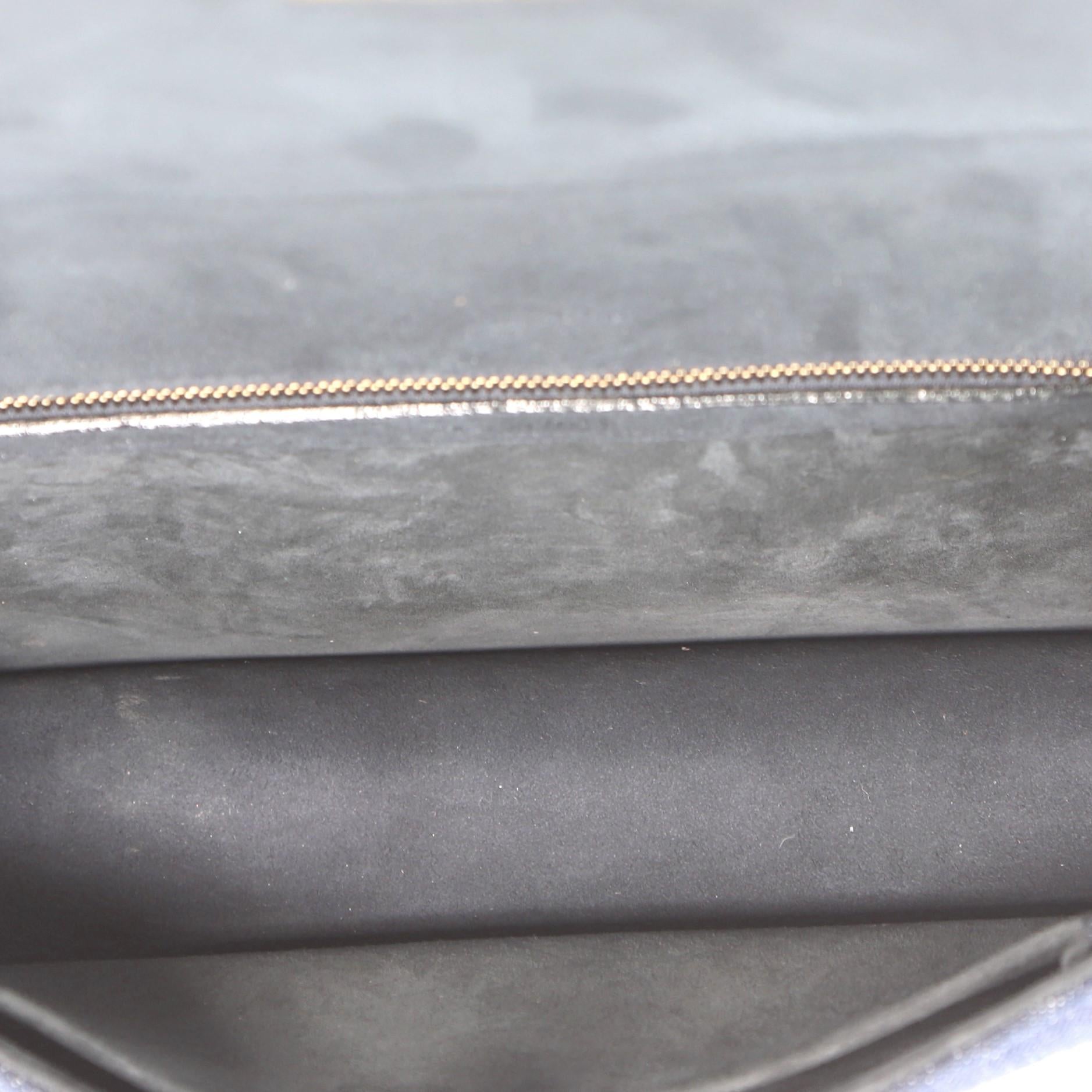 Christian Dior Diorama Flap Bag Studded Denim Medium 1