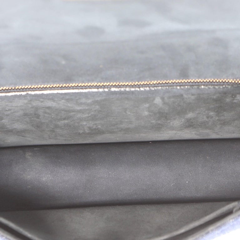 Christian Dior Diorama Flap Bag Studded Denim Medium at 1stDibs