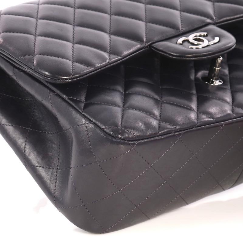 Chanel Classic Double Flap Bag Quilted Lambskin Jumbo  2