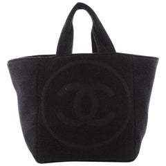 Chanel CC Beach Tote Terry Cloth Large