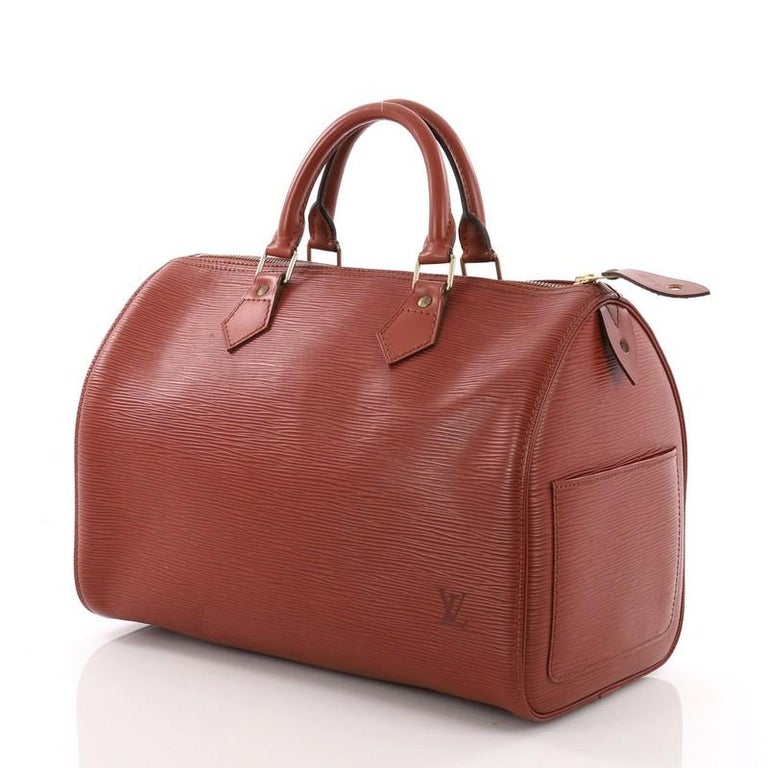 Louis Vuitton Speedy Bandouliere Bag Epi Leather 25 at 1stDibs