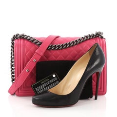 Chanel Quilted Lambskin New Medium Boy Flap Bag
