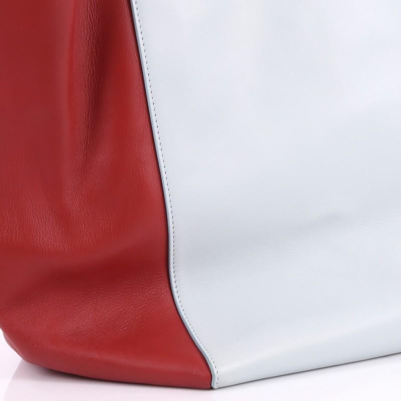 Celine Bicolor Phantom Cabas Tote Leather Medium 4