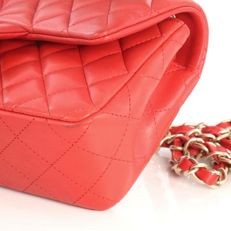 Chanel Classic Single Flap Bag Quilted Lambskin Mini 2