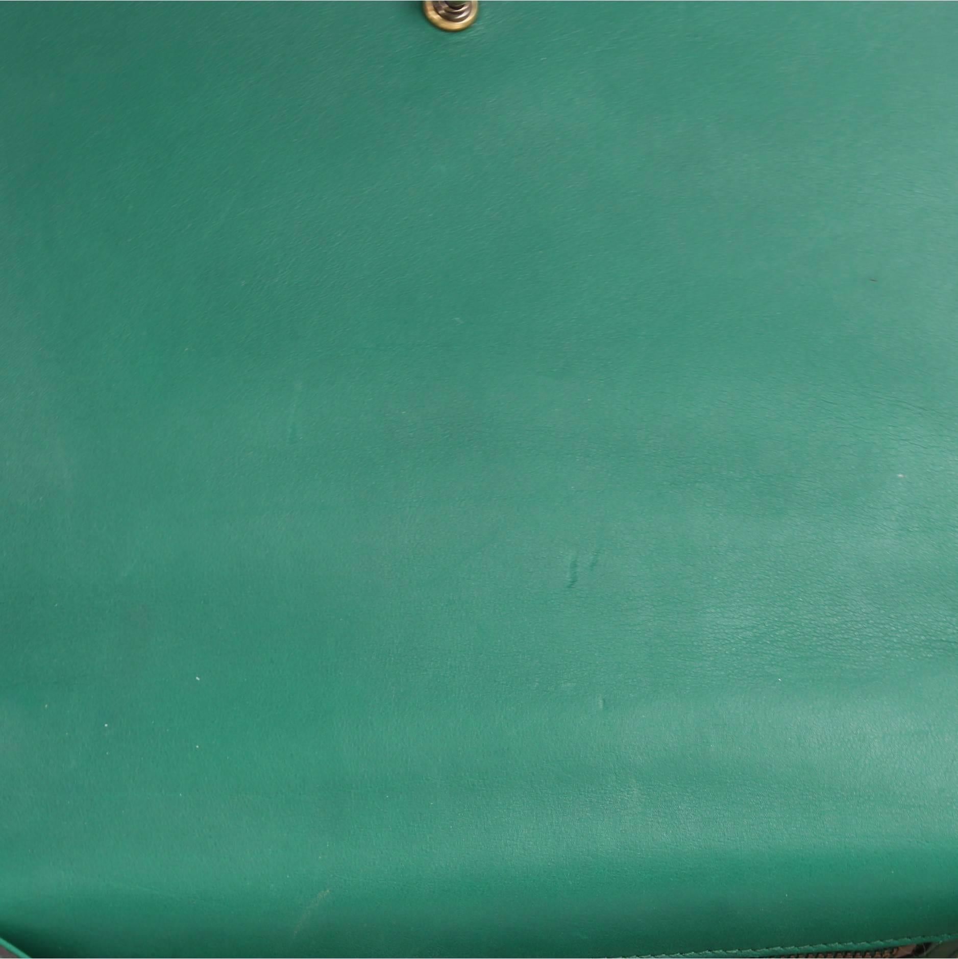 Gucci Web Peony Chain Shoulder Bag Embellished Leather Medium 5