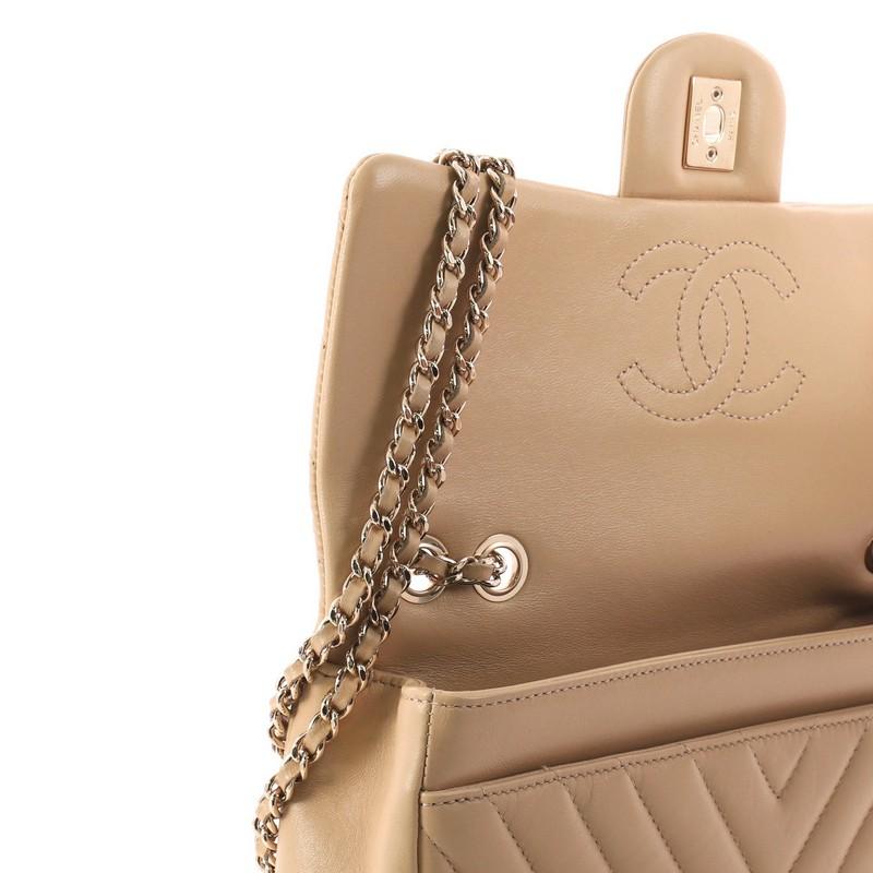 Chanel Classic Single Flap Bag Chevron Lambskin Mini 1