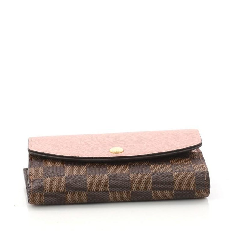 Louis Vuitton Normandy Compact Wallet Damier Canvas and Leather