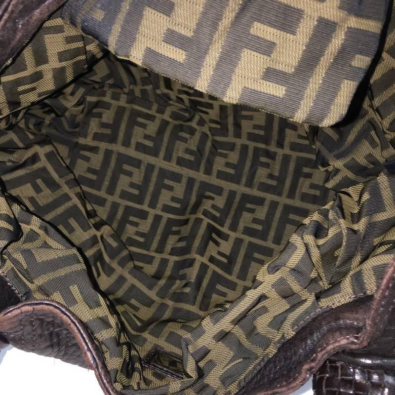 Black Fendi Spy Bag Leather