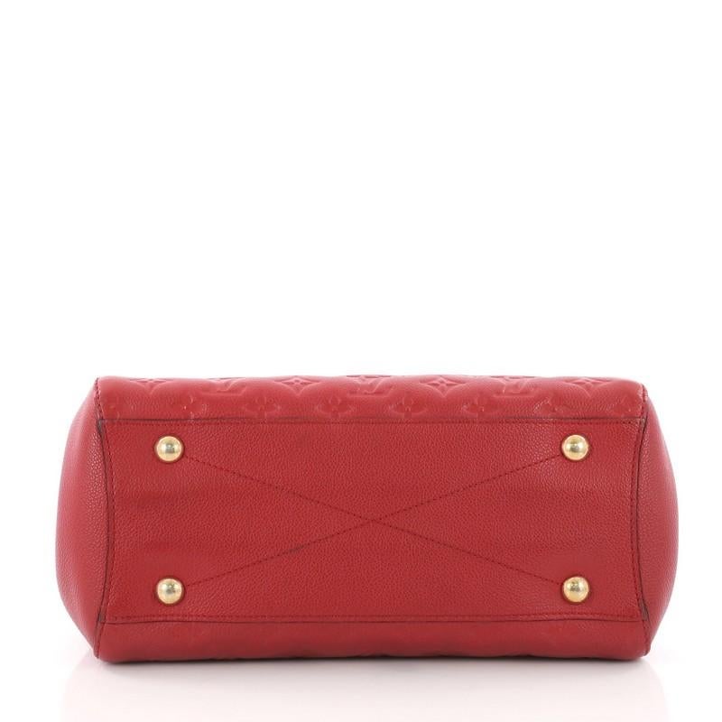Women's Louis Vuitton Montaigne Handbag Monogram Empreinte Leather MM