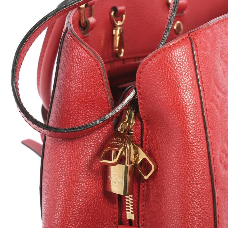 Louis Vuitton Montaigne Handbag Monogram Empreinte Leather MM 2