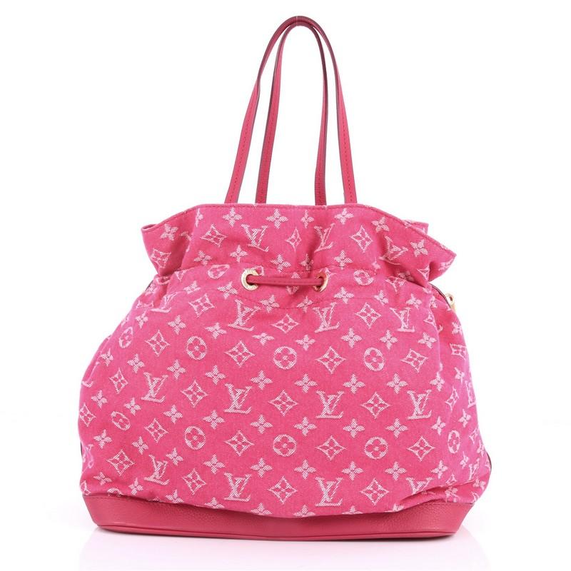 Women's or Men's Louis Vuitton Noefull Handbag Denim MM