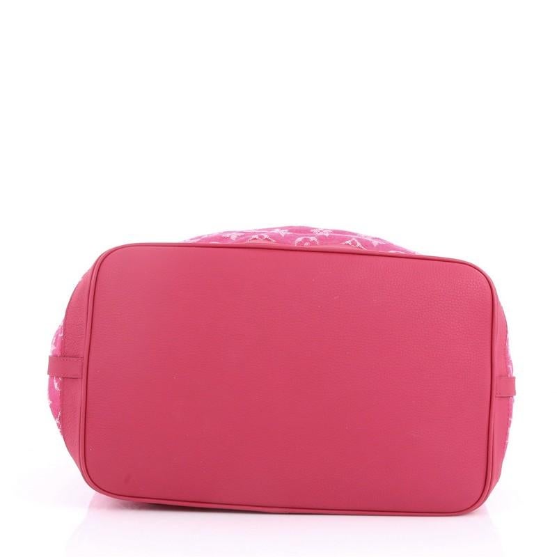 Louis Vuitton Noefull Handbag Denim MM 1
