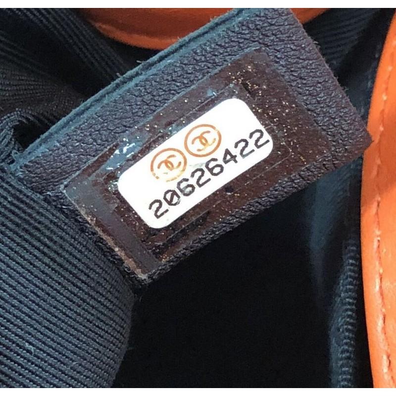 Chanel Boy Flap Bag Quilted Plexiglass Patent Old Medium 5