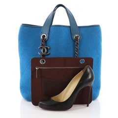Chanel Pop Tote Quilted Felt Medium