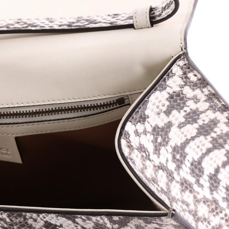 Gucci Osiride Top Handle Bag Embellished Snakeskin Medium 5