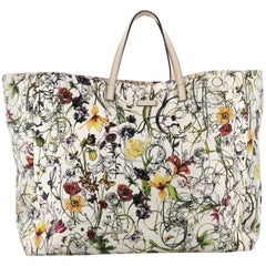 Gucci Open Tote Flora Canvas Large